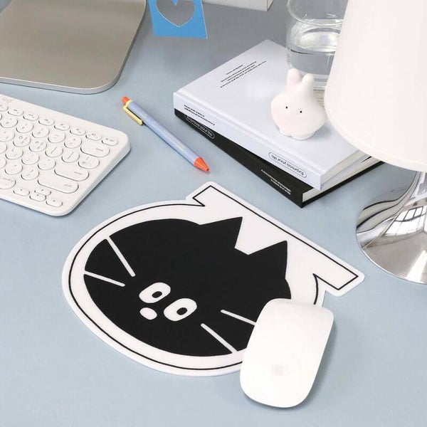 DOODLE MOUSE PAD - MONOTONE 02 FISH BOWL GATO