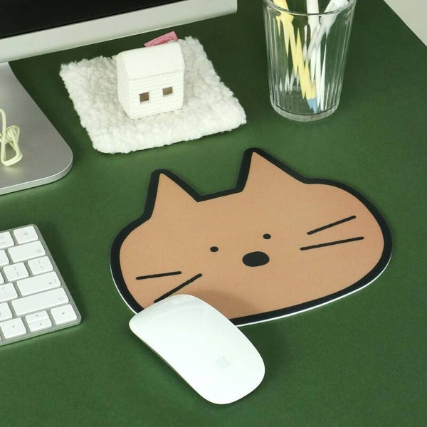 DOODLE MOUSE PAD - COLORFUL 05 CHEESE CAT GATO