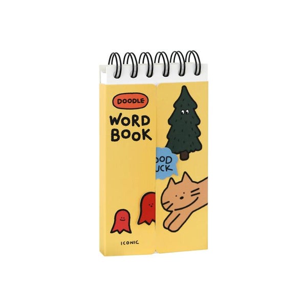 DOODLE WORD BOOK 04 CREAM YELLOW GATO