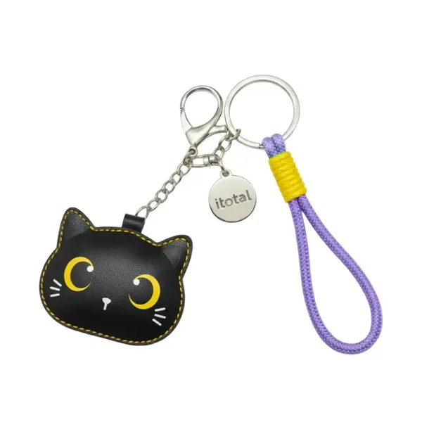 LLAVERO DE PU GATO NEGRO