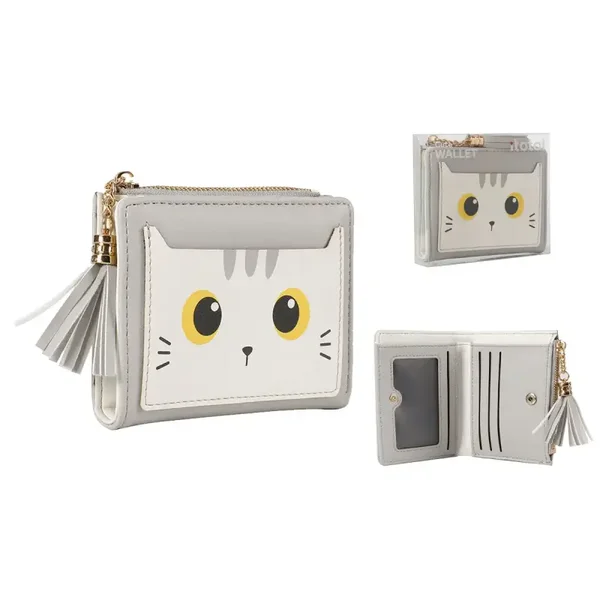 CARTERA WHITE CAT GATO