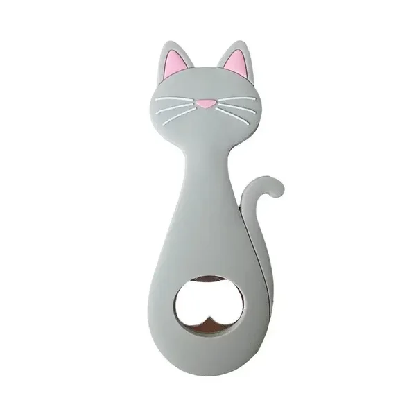 ABREBOTELLAS CURIOUS GATO GRIS