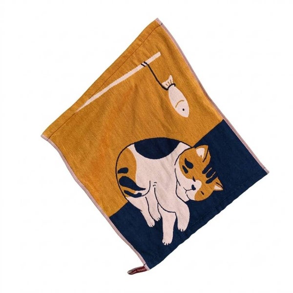 TOALLA GATO ALGODÓN 33*39CM