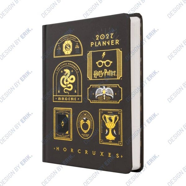 AGENDA ANUAL 2027 SEMANA VISTA A6 HARRY POTTER