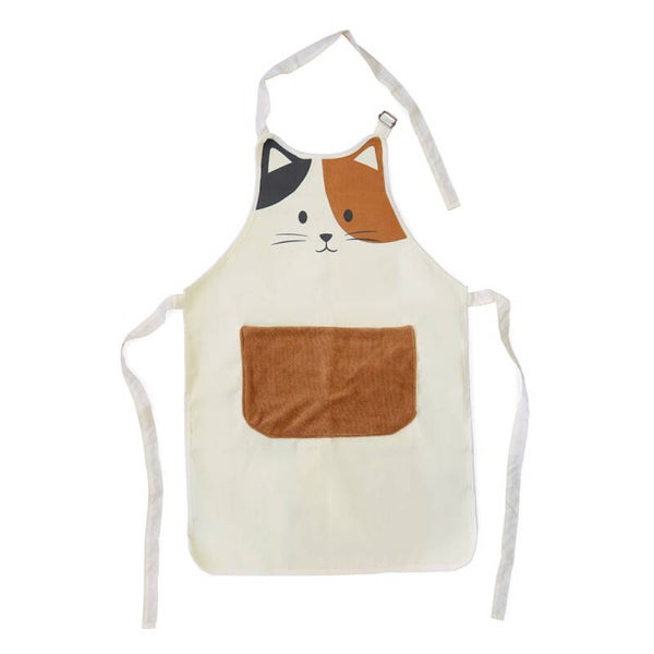 DELANTAL KITTY CALICO 80CM POLIÉSTER & GATO