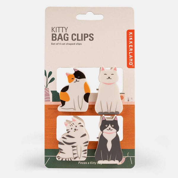 PINZAS PARA BOLSAS GATOS (4 UDS SURTIDO)