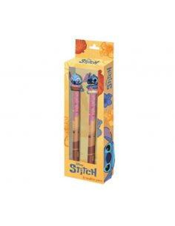 LILO Y STITCH MULTICOLOR PACK DE 2 BOLÍGRAFOS DE GEL BORRABLES LILO Y STITCH MIX