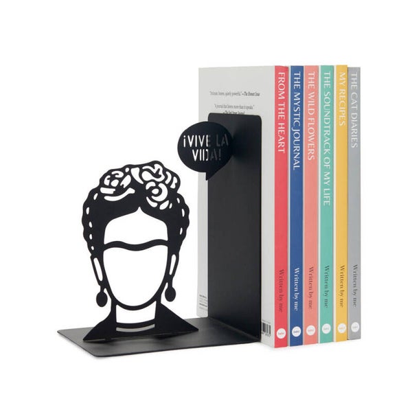 SUJETALIBROS FRIDA NEGRO METAL