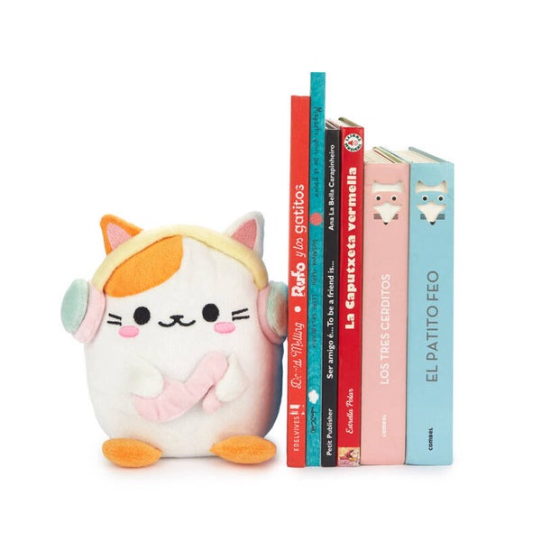 SUJETALIBROS KAWAII MELODY BLANCO POLIÉSTER & GATO