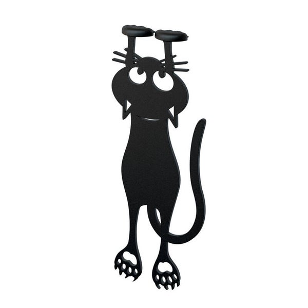 MARCAPÁGINAS CURIOUS CAT NEGRO GATO