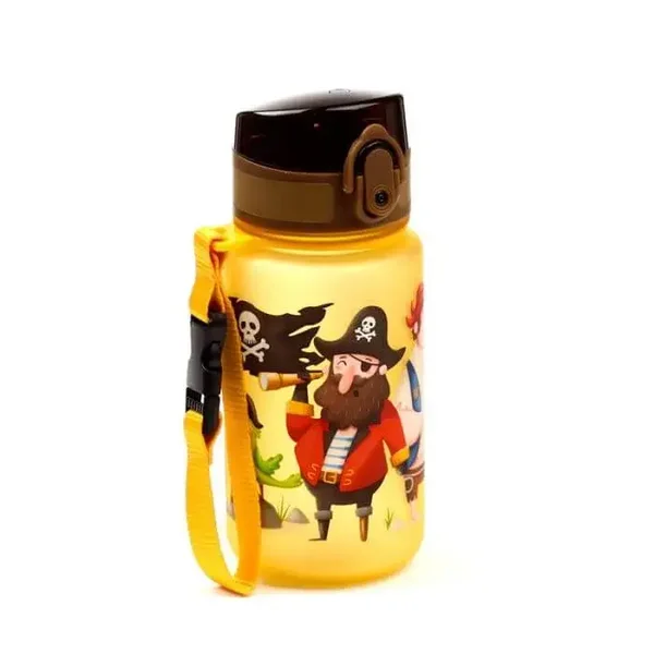 BOTELLA DE AGUA INFANTIL INASTILLABLE PIRATAS JOLLY ROGERS 350ML