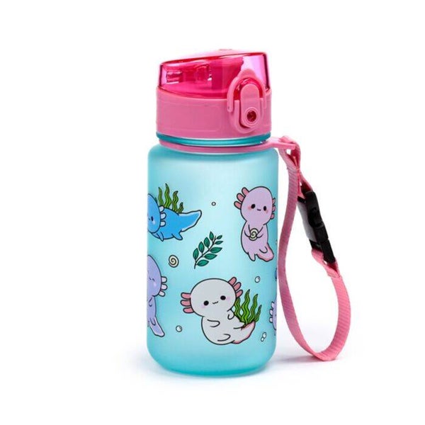 BOTELLA DE AGUA INFANTIL INASTILLABLE AJOLOTE 350ML