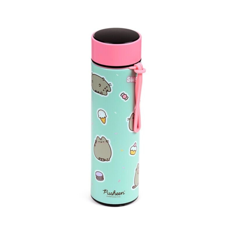 BOTELLA TERMO CON TERMÓMETRO EL GATO PUSHEEN