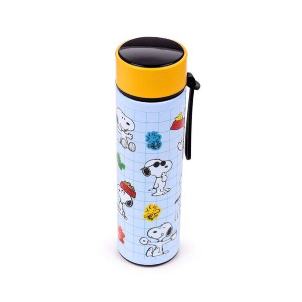 BOTELLA TERMO CON TERMÓMETRO PEANUTS SNOOPY & WOODSTOCK