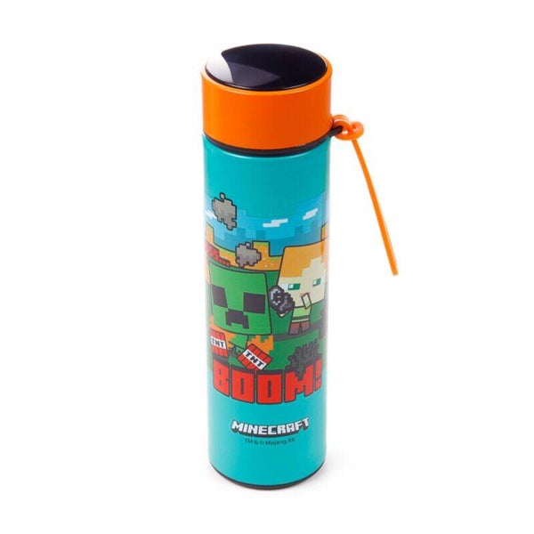 BOTELLA TERMO CON TERMÓMETRO MINECRAFT BOOM