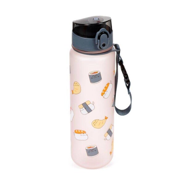 BOTELLA DE AGUA INASTILLABLE GATO PUSHEEN SUSHI CLUB 600ML