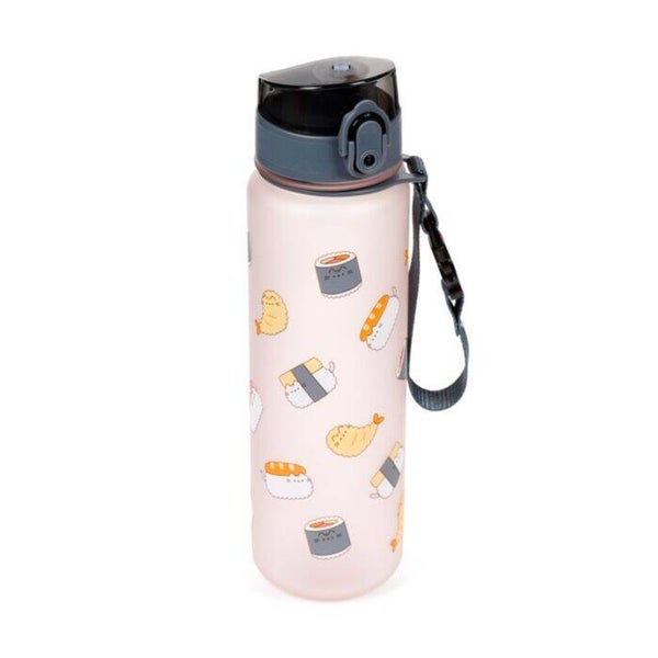 BOTELLA DE AGUA INASTILLABLE GATO PUSHEEN SUSHI CLUB 600ML