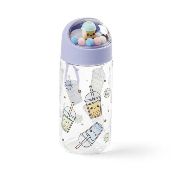 BOTELLA DE AGUA INFANTIL INASTILLABLE TÉ CON BURBUJAS FOODIEMALS 350ML