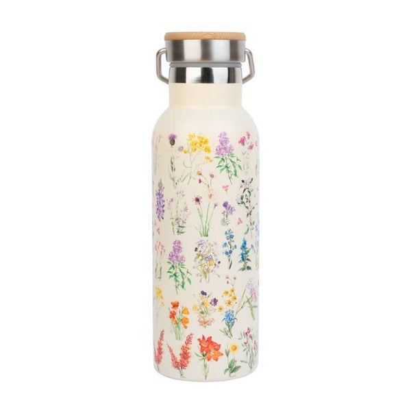 BOTELLA METALICA CON ASA WILD FLOWERS