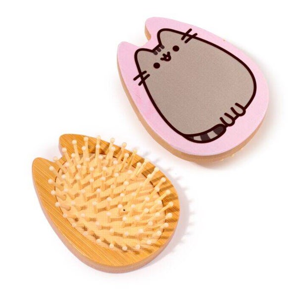CEPILLO DE PELO DE BAMBÚ CON FORMA DE GASTO PUSHEEN