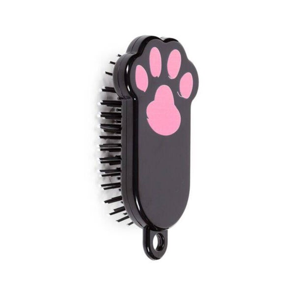 CEPILLO DE PELO CON FORMA DE PATA DE GATO NEGRO LUCKY THE BLACK CAT