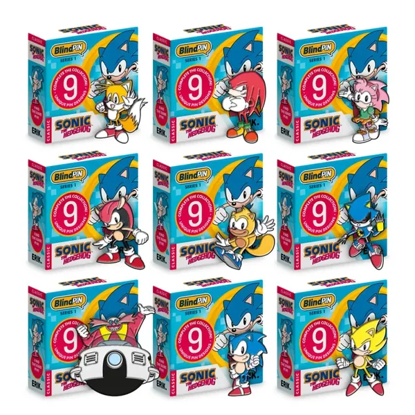 BLINDPIN SERIE 1 PINS MISTERIOSOS COLECCIONABLES SONIC