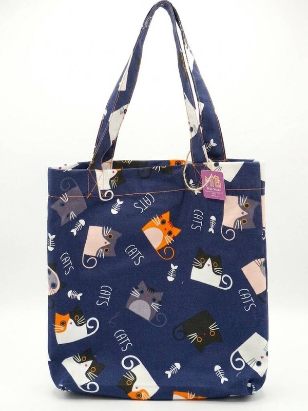 TOTE BAG REUTILIZABLE GATOS