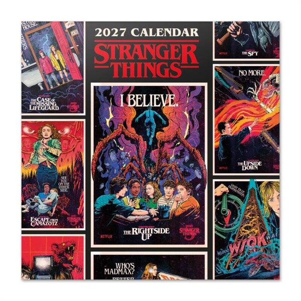 CALENDARIO 2027 30X30 STRANGER THINGS