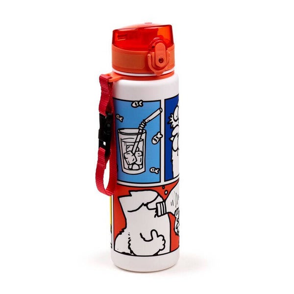BOTELLA DE AGUA INASTILLABLE GATO SIMON S CAT 2024 600ML GATO