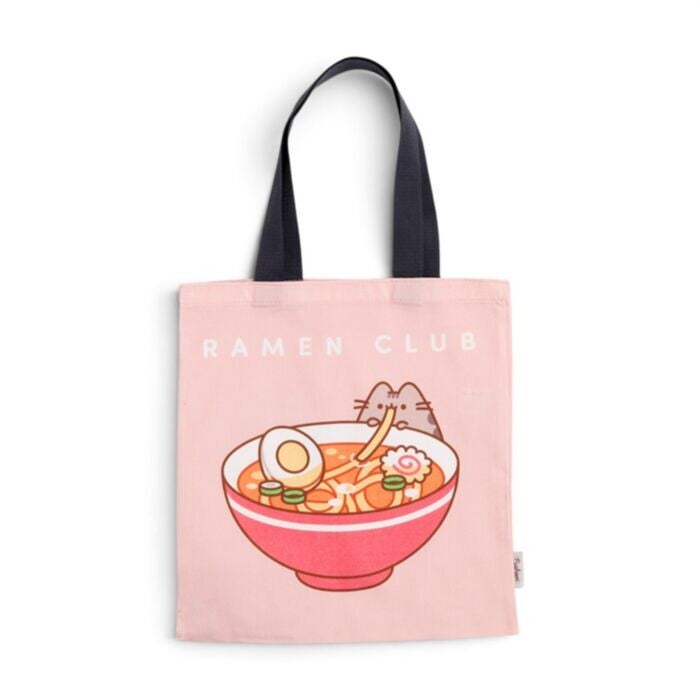 TOTE BAG REUTILIZABLE GATO PUSHEEN RAMEN CLUB