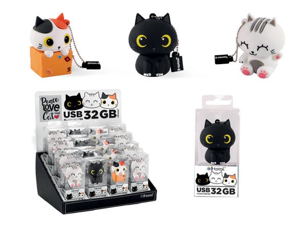PENDRIVE 32 GB CAT GATO