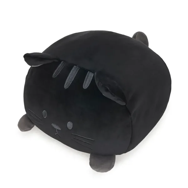 COJÍN DE PELUCHE KITTY GATO NEGRO POLIÉSTER