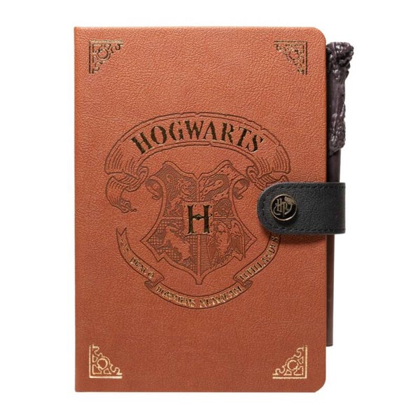 CUADERNO PREMIUM A5 CON BOLÍGRAFO VARITA HARRY POTTER