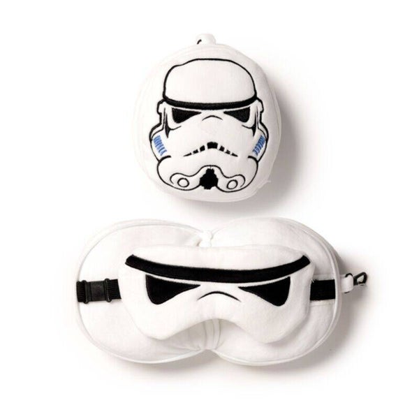 ALMOHADA DE VIAJE CON ANTIFAZ RELAXEAZZZ SOLDADO IMPERIAL STORMTROOPER (STAR WARS)