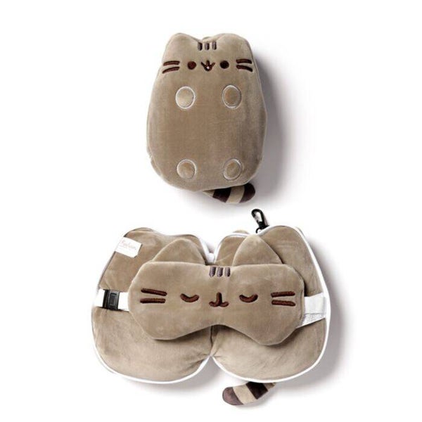 ALMOHADA DE VIAJE CON ANTIFAZ RELAXEAZZZ GATO PUSHEEN