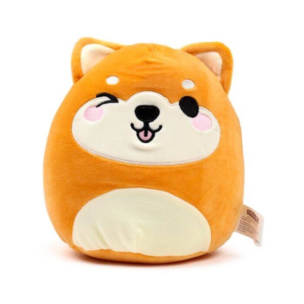 COJÍN DE PELUCHE SQUIDGLYS EL PERRO SHIBA INU SHUGGS MASCOTAS DE ADORAMALS