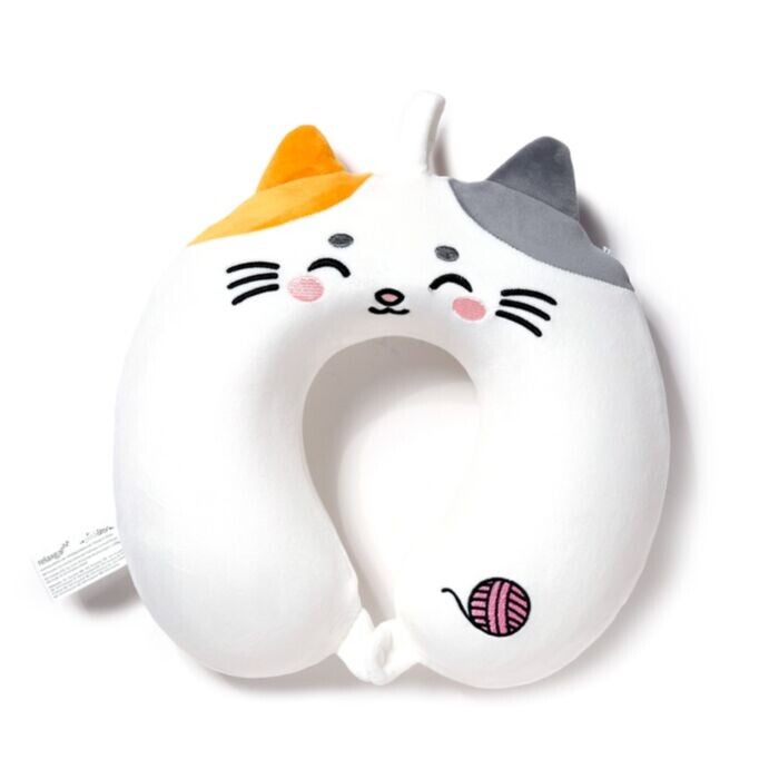 ALMOHADA DE VIAJE CON MEMORIA DE FORMA RELAXEAZZZ LA GATA LOLA ADORAMALS GATO