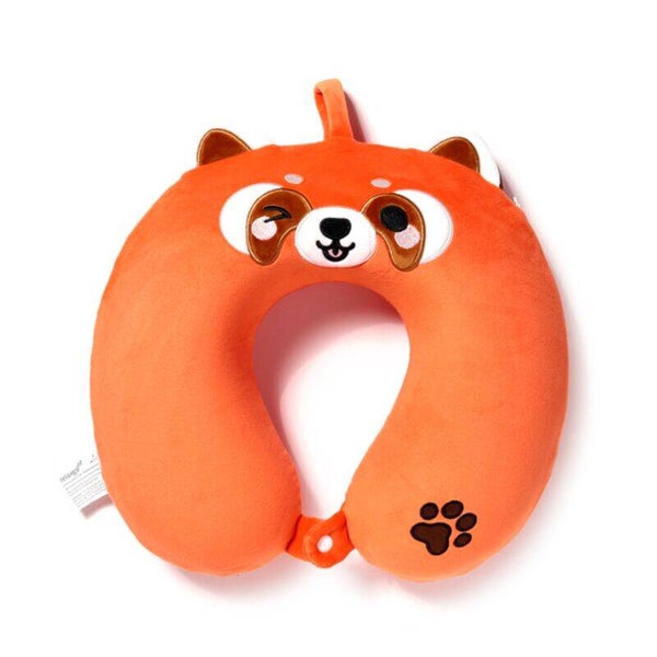 ALMOHADA DE VIAJE CON MEMORIA DE FORMA RELAXEAZZZ EL PANDA ROJO RU ADORAMALS