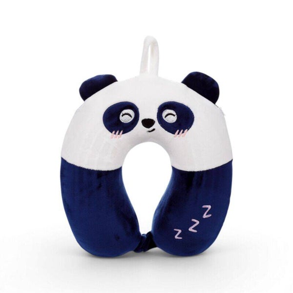 ALMOHADA DE VIAJE KIDS CON MEMORIA DE FORMA RELAXEAZZZ EL PANDA BANJO ADORAMALS