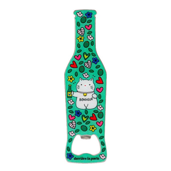 ABREBOTELLAS FRÍO GATO DE LA FELICIDAD/DÉCAPSULEUR FROIDE CHAT BONHEUR