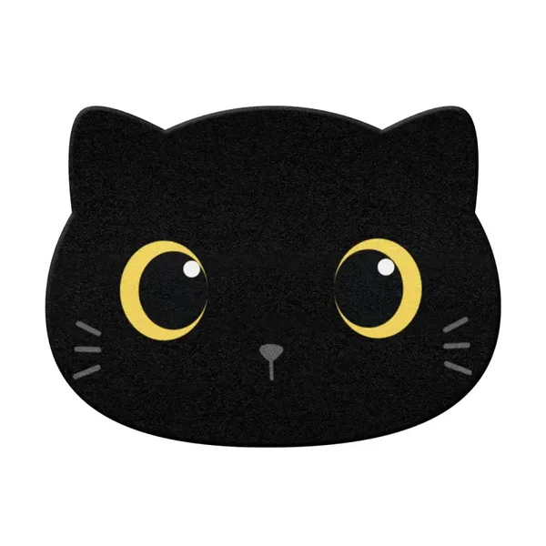 FELPUDO BLACK CAT GATO