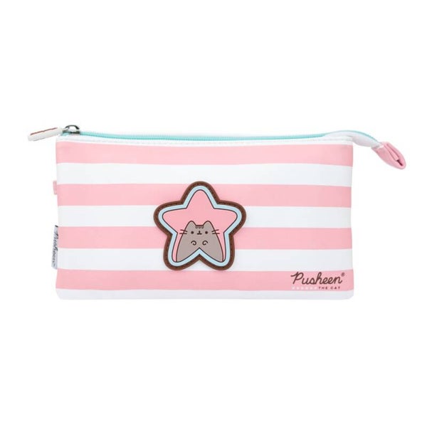 ESTUCHE TRIPLE GATO PUSHEEN ROSE COLLECTION