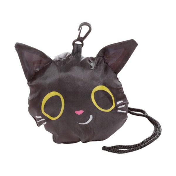BOLSA PLEGABLE DE RPET GATO NEGRO LUCKY THE BLACK CAT