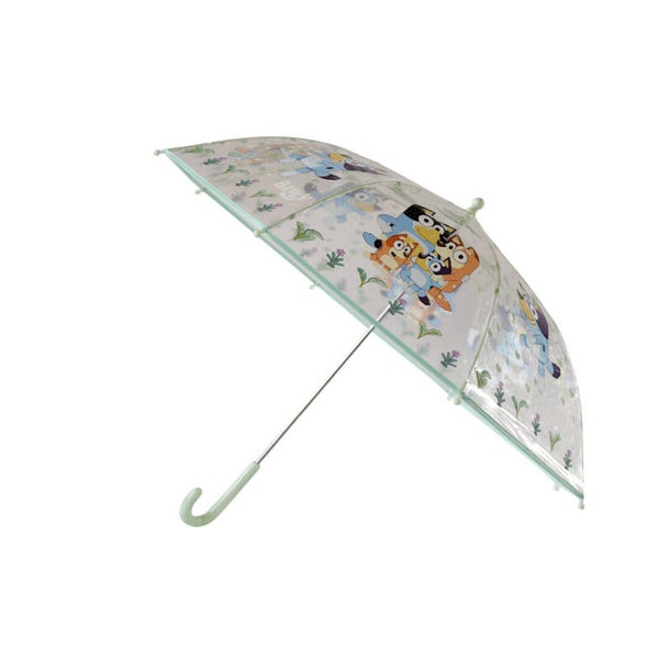 BLUEY PARAGUAS MANUAL INFANTIL 48 CM TRANSPARENTE