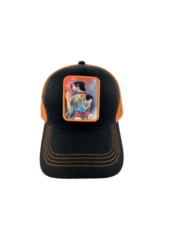 GORRA ONE PIECE TRUCKER PORTGAS/LUFFY NEGRO