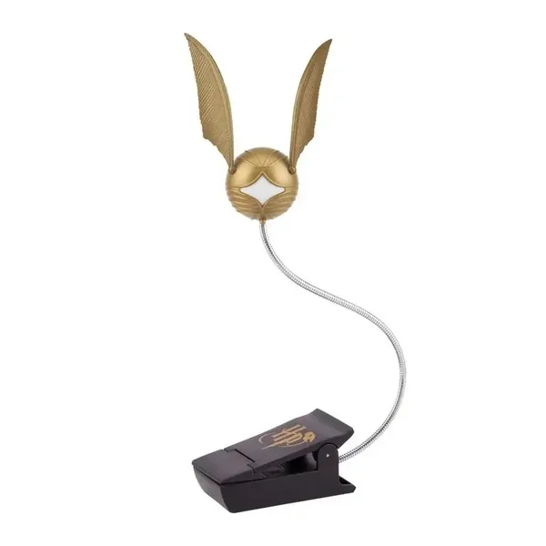 LAMPARA DE LECTURA HARRY POTTER SNITCH DORADA