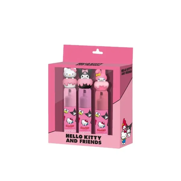 SUBRAYADOR HELLO KITTY AND FRIENDS - PACK DE 3