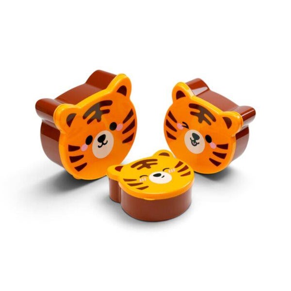 SET DE 3 FIAMBRERAS TÁPER S/M/L TIGRE ADORAMALS