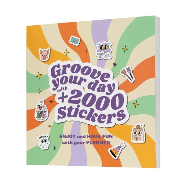 LIBRO DE PEGATINAS GROOVE YOUR DAY