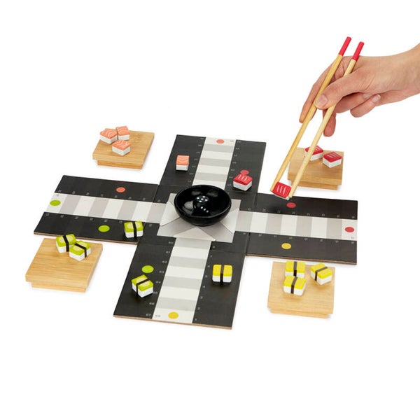 JUEGO DE MESA PARCHÍS LUDOSHI MADERA/BAMBÚ